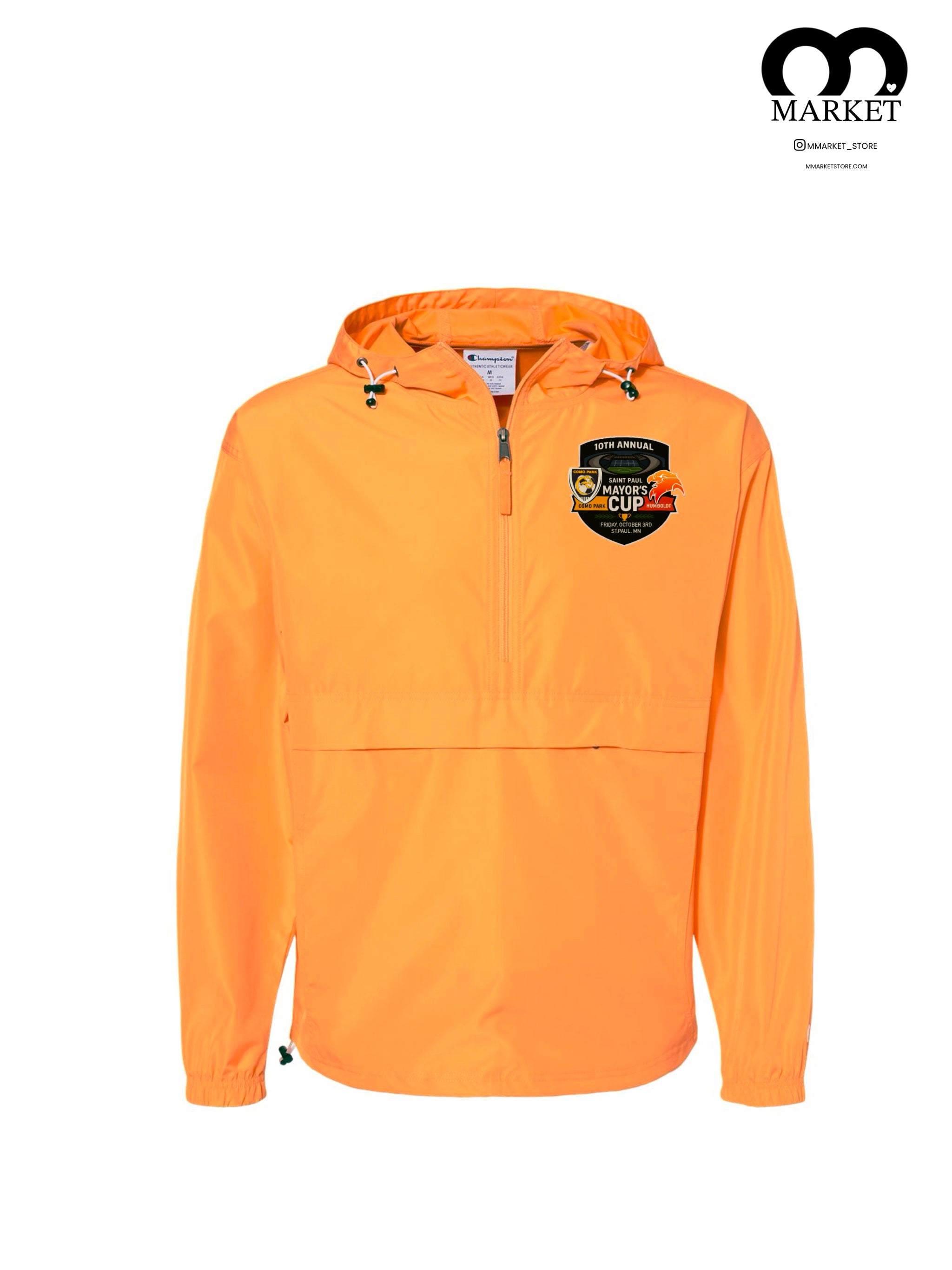 Mayors Cup Unisex Packable Anorak 1/4 Zip Jacket Limited