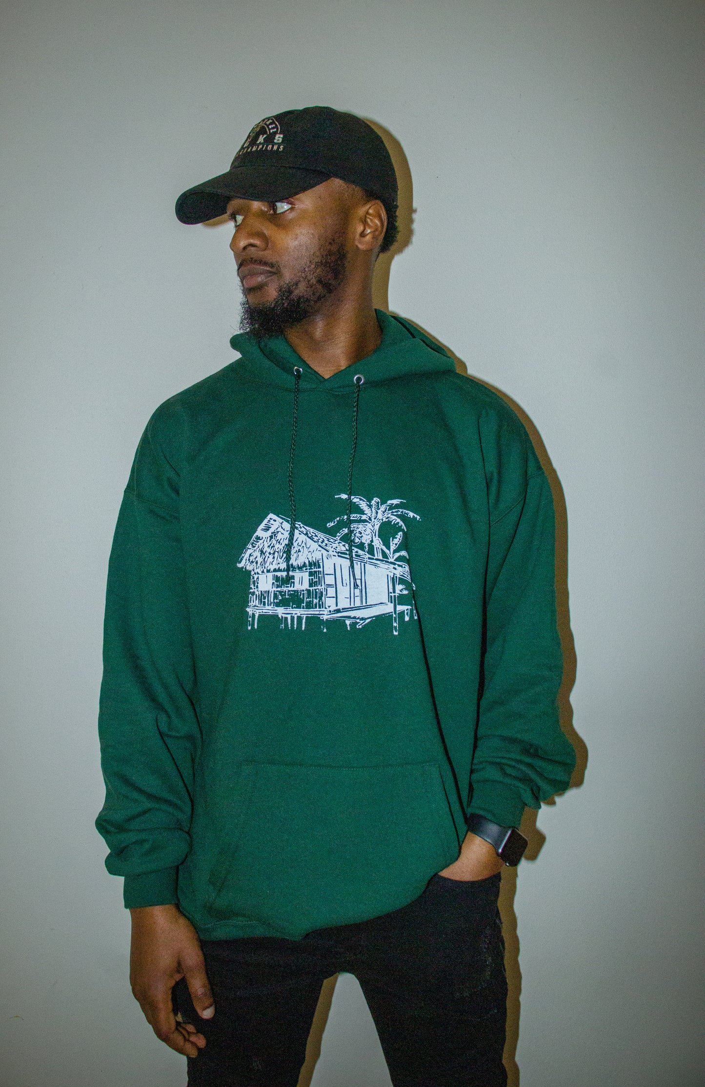 Home drawstring Hoodie